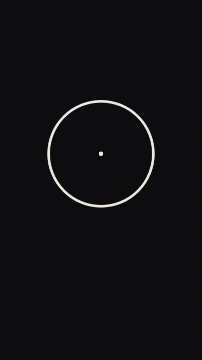 Quiet Orbit phone wallpaper in Minimal